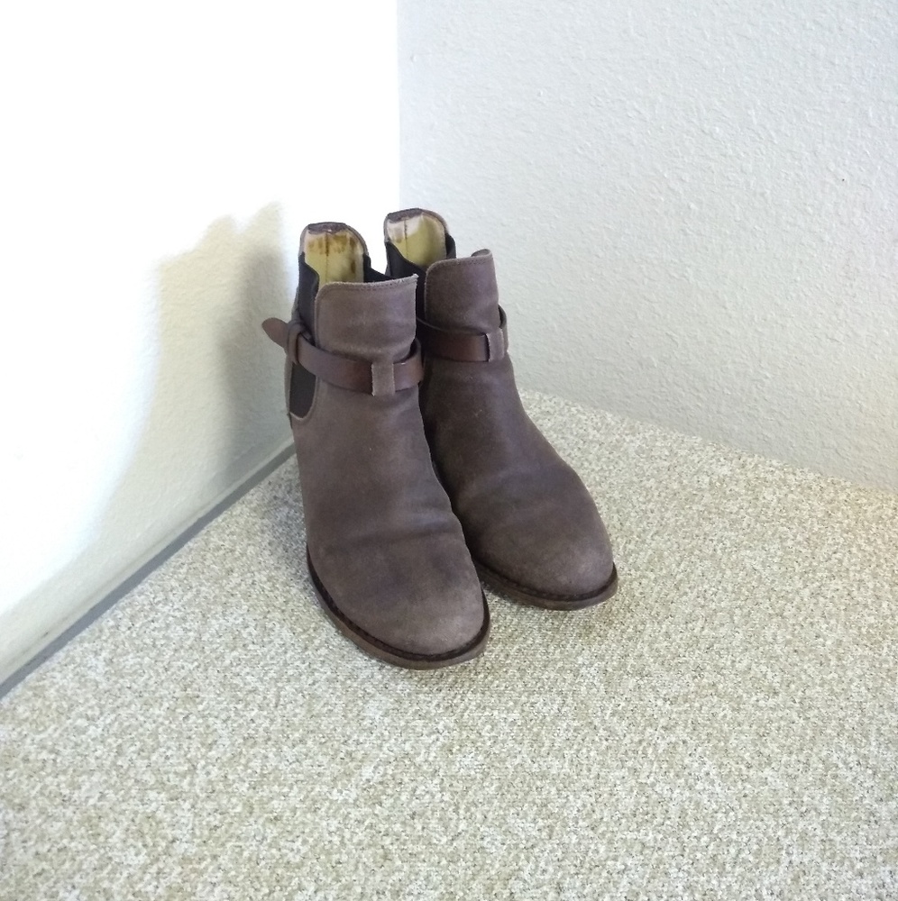 Rag & Bone Patina Brown Suede Leather Ankle Boots